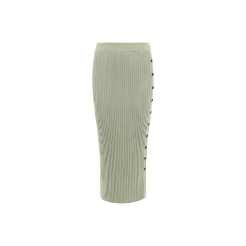TORY BURCH Повседневный Длинный Юбка Женские Зеленый