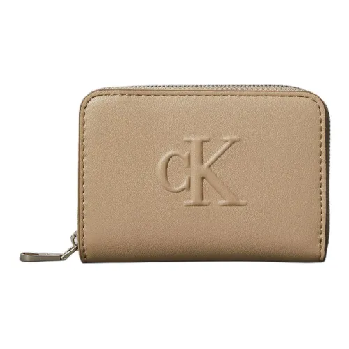 Calvin Klein ПУ (полиуретан) Полиуретан Кошелек Женские Коричневый