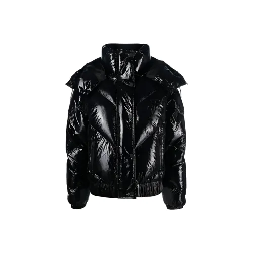 Karl Lagerfeld Хлопковый пуховик женский черный