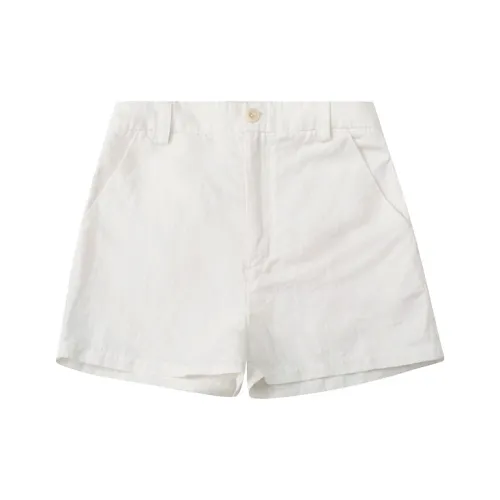 CYCLE DOCUMENT Повседневные шорты Женские Снежинка Белый