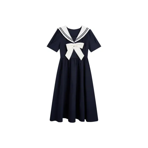 ZIHAN Короткий рукав Платье Женское