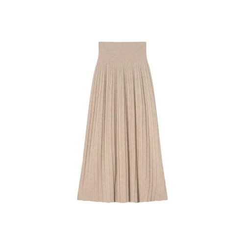 COVERINS KNIT Длинная Юбка Женская CAMEL