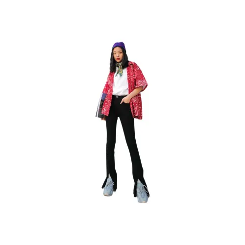 Seven Up And Nine Down Джинсы Женские Черные