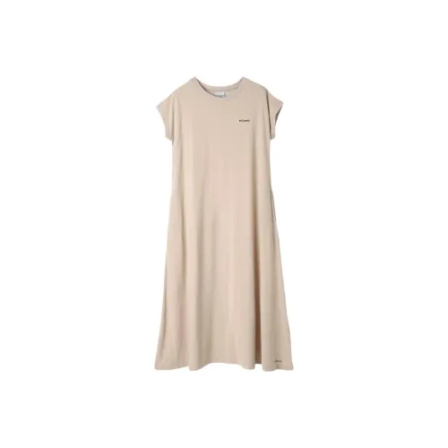 Columbia Дерево Swallow Omni FREEZE ZERO Короткий рукав Платье Женские Экрю