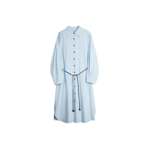 ELLE Длинное платье с длинными рукавами женское