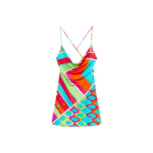 EMILIO PUCCI Без рукавов Платье Женское Многоцветное