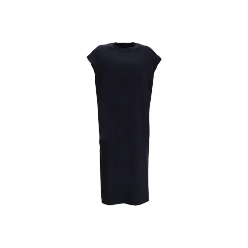 HUGO BOSS Черное Женское Короткое Платье с Рукавами
