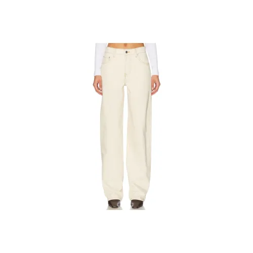 GRLFRND Бежевые Женские Джинсы