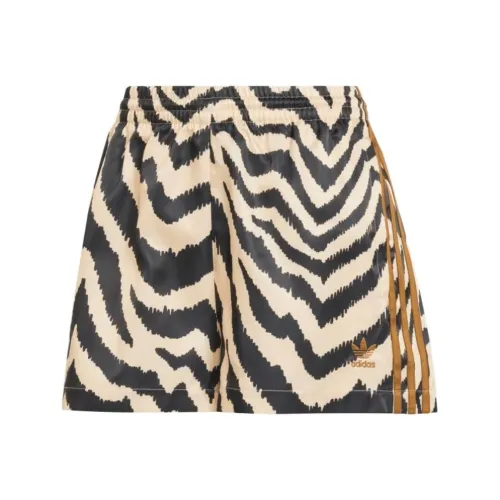 Adidas Originals X FARM RIO Firebird SS24 Firebird Шорты Повседневные шорты Женские Желтый