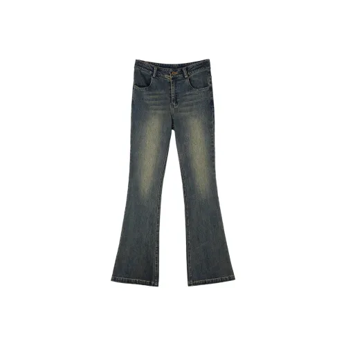 AooRaa Джинсовый синий Женские джинсы