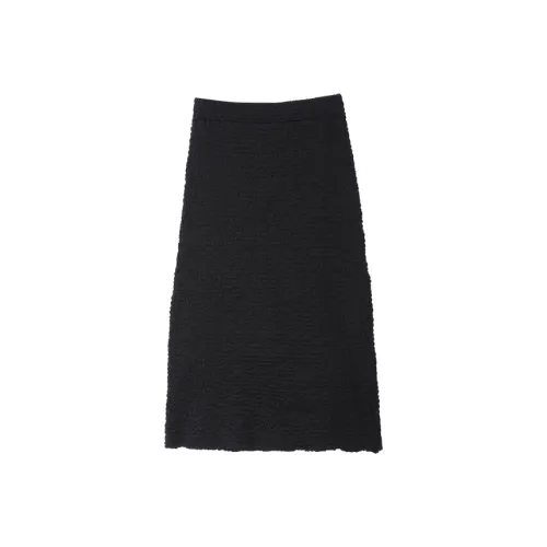 SETIROM KNIT Длинная Юбка Женская Черная