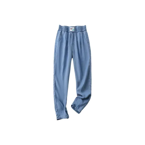 Mo Han Yi Mei Джинсы Женские Синие