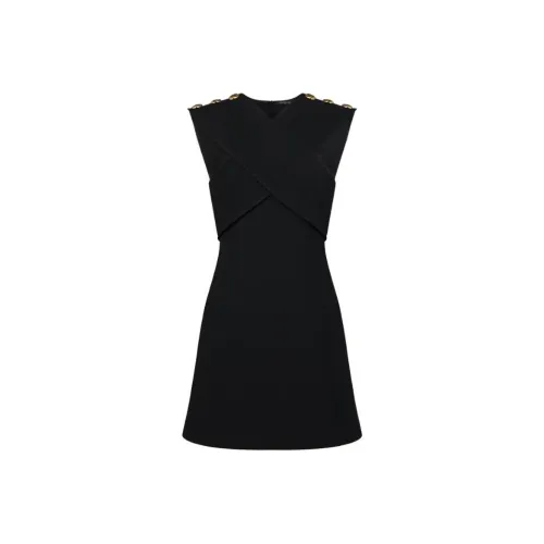 LOUIS VUITTON Без рукавов Платье Женское Черное