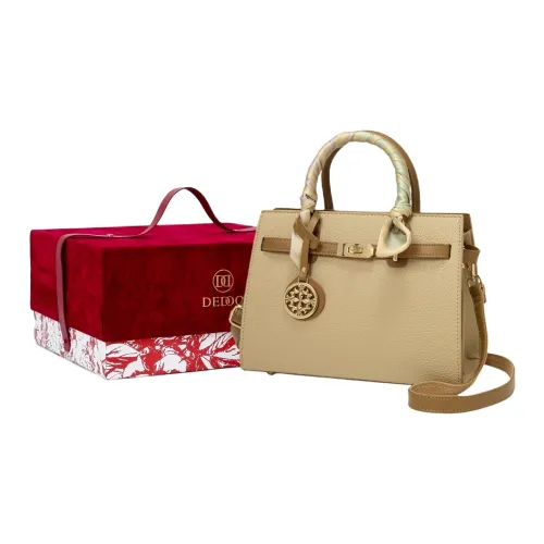 DEDOO ПУ (полиуретан) Сумка Kelly Сумка Средняя Женская Хаки и Коричневый