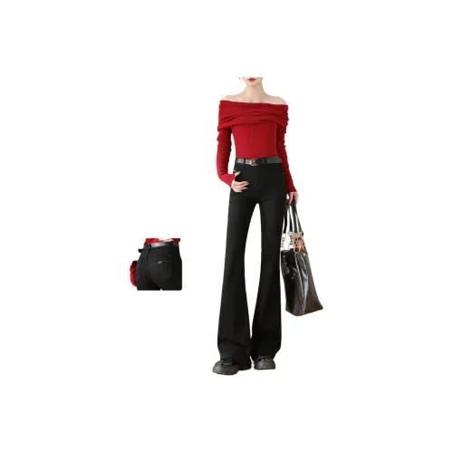 TERRE BLEUE Джинсы Женские Черные