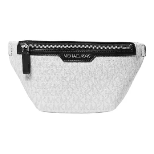 MICHAEL KORS Cooper Canvas Бананка Mini Мужская Bright White