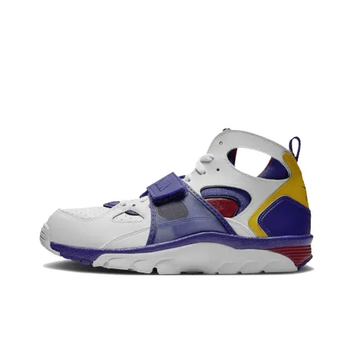 Nike Air Trainer Huarache Slip-resistant Abrasion-resistant MID Топ Повседневные Беговые кроссовки Мужские Белые