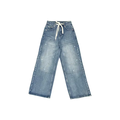 Silly Джинсы Женские Винтаж Синий