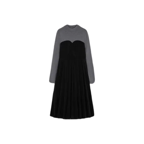 XWI Black Женские Длинные Рукава Платья