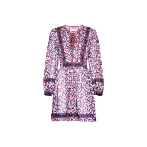 ISABEL MARANT ETOILE Фиолетовый Женские Длинные Платья с Рукавами