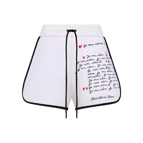 DIOR SS24 Повседневные шорты Женские Белые