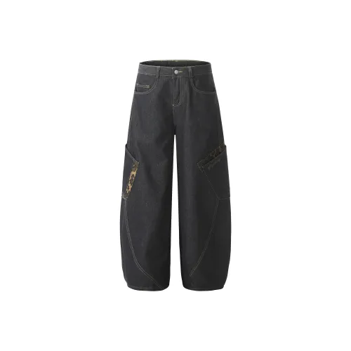 WAYHWEI Все Season Все Джинсы Свободный крой Унисекс