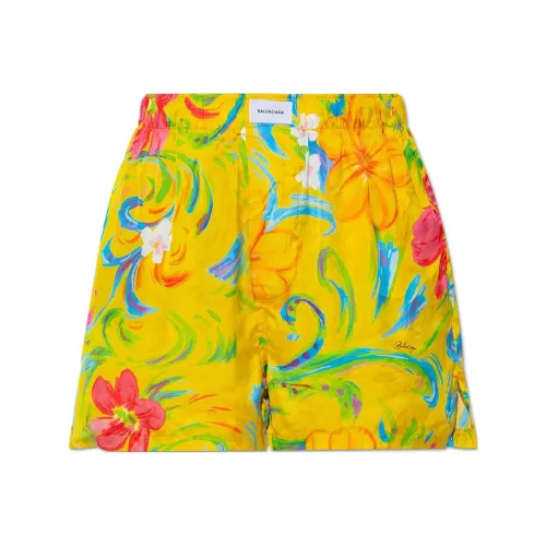 Balenciaga Повседневные шорты стандартный крой женские желтые
