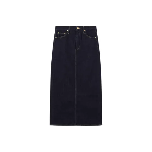 Levis CNY Синие Женские Джинсовые Длинные Юбки