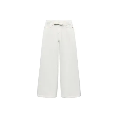 ZARA Белые Женские Джинсы