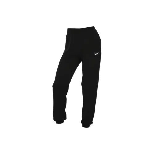 NIKE Черные Женские Вязаные Тренировочные Брюки