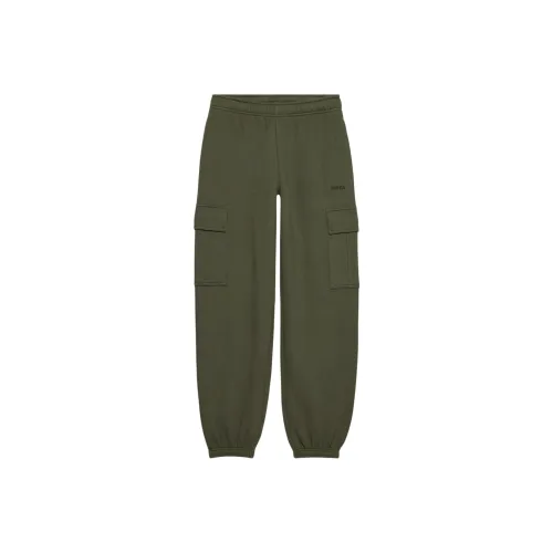 ARITZIA Cozy Sweatfleece Новый Mega CargoTM Jogger Брюки карго Женские Темно-оливковый Темно-оливковый