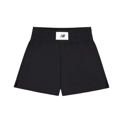 New Balance совместные повседневные шорты женские черные