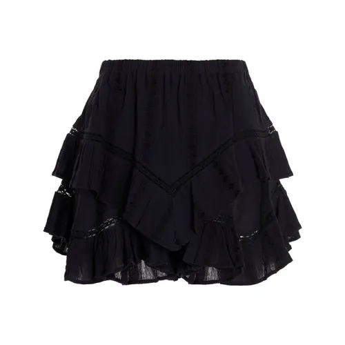 ISABEL MARANT Черная Женская Повседневная Короткая Юбка