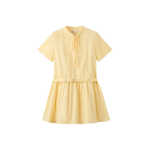 SPAO Женские Платья с Коротким Рукавом