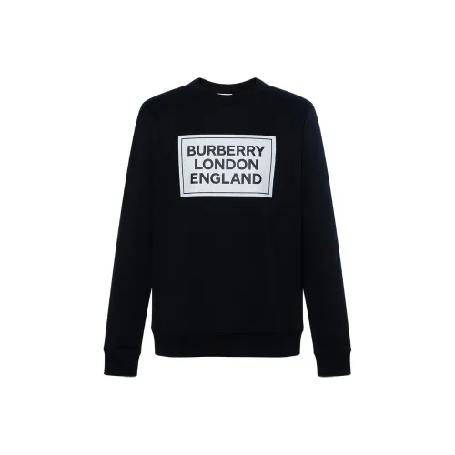 Burberry SS24 Свитшот Мужской Черный