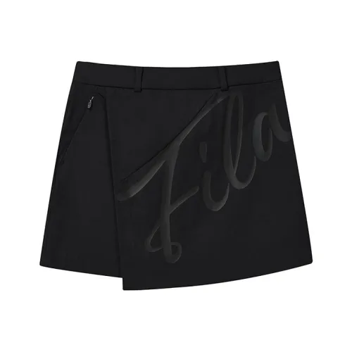 FILA Черные Женские Повседневные Короткие Юбки