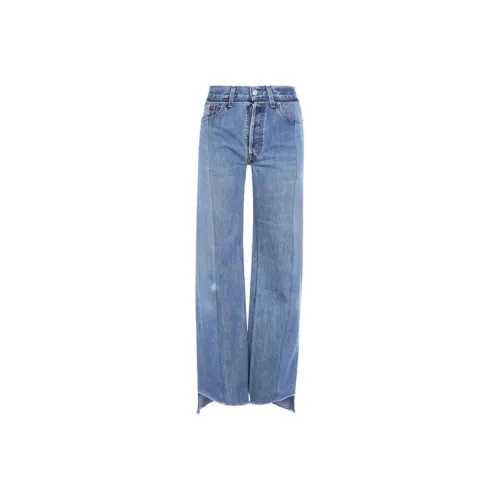 Vetements Синие Женские Джинсы