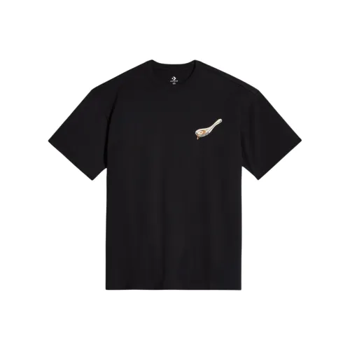 Конверс Черная Унисекс Футболка