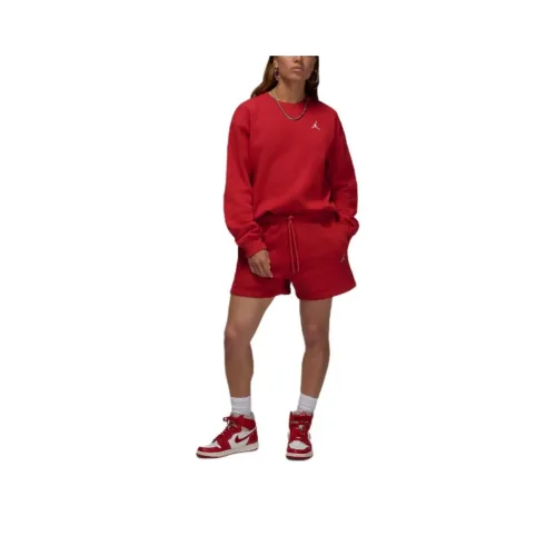 Jordan Brooklyn Fleece Шорты Повседневные шорты Женские Красный