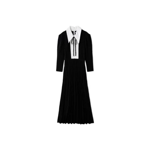 SNIDEL Длинное платье с длинными рукавами женское