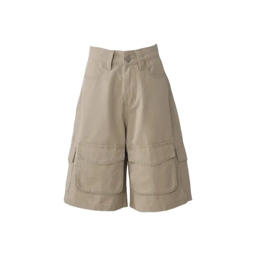 Jenna Chun Повседневные шорты женские хаки