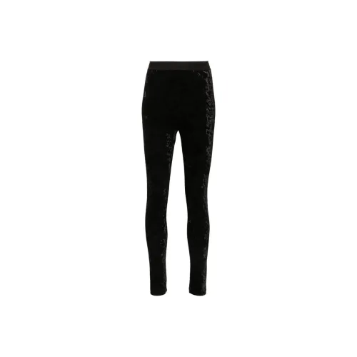 VERSACE JEANS COUTURE SS24 Leggings Женские Черные