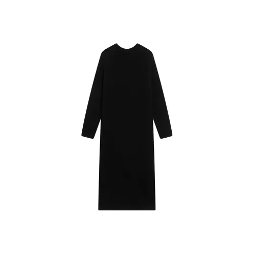 Ouyang Длинный рукав Платье Женское