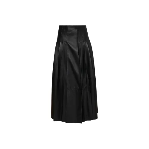 Altuzarra Черные Женские Кожаные Длинные Юбки