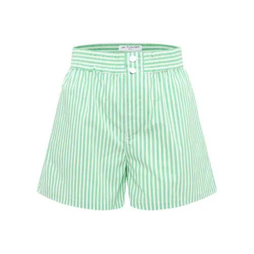 JAC FLEURANT Повседневные шорты Женские Зеленые