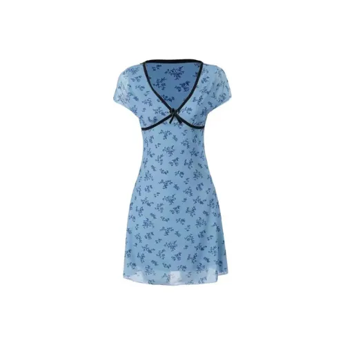 Lookinto Короткий рукав Платье Женское Цвет на изображении