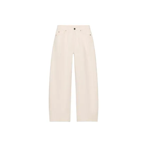 ZARA ZW Series Джинсы Женские Натуральный Белый