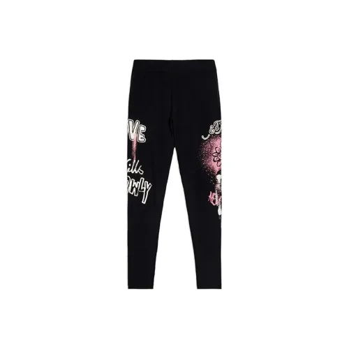 Ed Hardy Черные Женские Леггинсы