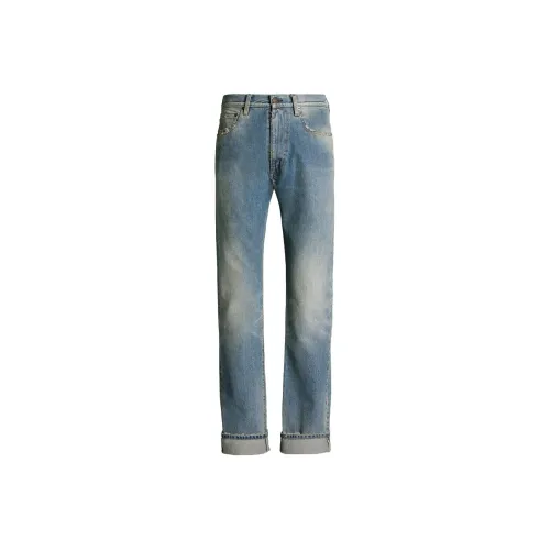 Maison Margiela Светло-синие Женские Джинсы