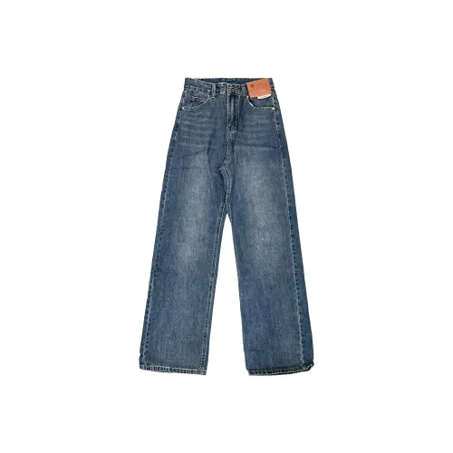 Silly Джинсы Женские Ностальгический Синий